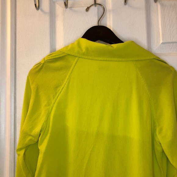 Aritzia Babaton silk neon yellow jacket, xxsmall - Picture 9 of 9
